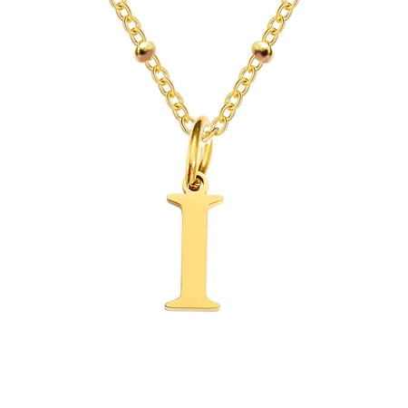 DESIGNICE 2026 New Initial Necklaces for Women Perfectly Enhances Gold Necklace for Women Showcasing Elegance Letter Necklace for Women for Party Date Gift Gold Stylei
