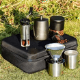 thumbnail image 6 of Portable Drip Coffee Brewing Set - DIY Latte Utensils,Handmade Coffee Pot Gift Box for Home and, 6 of 6