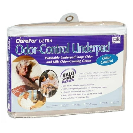 Haloshield Underpads - CareFor Ultra Odor Control Underpad w/HaloShield, 36 x 70 Inch - 1 Each