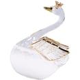 thumbnail image 1 of HTOOQ Storm Glass Weather Station Crystal Swan Figurine Water Drop Weather Predictor Storm Forecast Decorative Weather Glass Crystal Bottle Storm Glass Desktop Decoration - -, 1 of 9