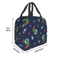 thumbnail image 3 of Sikiie Dinosaur Astronaut Lunch Bag for Women & Men Adult Insulated Lunch Box, Food Lunch Containers Lunch Tote Bags for Work, Travel, Outdoor, 3 of 8