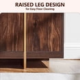 thumbnail image 6 of KeyWhat Modern TV Stand for TVs Up to 80", Storage Cabinet, 10 Compartments, Hidden Handles, 6 of 9