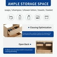 thumbnail image 6 of Holaki 24" Bathroom Vanity With Gel Basin Top, Light Oak, 6 of 8