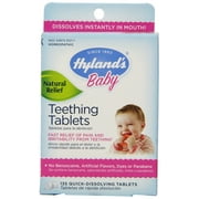 Hyland's Baby Teething Tablets, 67 Doses of Natural Baby Teething Pain and Irritability Relief, 135 Count