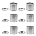 thumbnail image 3 of SHISUYAN 6pcs Iron Round Paint Cans Practical Paint Storage Can Durable Ink Container (0.5L), 3 of 8