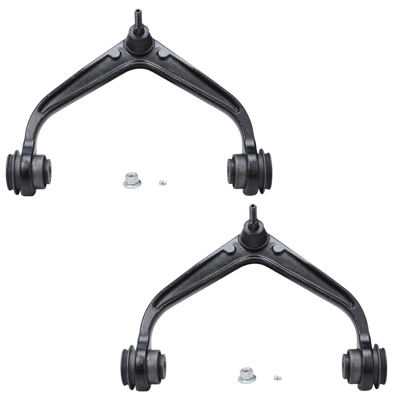 Detroit Axle - Front 10pc Suspension Kit for 2011-2019 Chevy GMC Sierra Silverado 2500HD 3500HD, 2 Upper Control Arms w/Ball Joints 2 Sway Bar Links 4 Inner and Outer Tie Rods 2 Lower Ball Joints