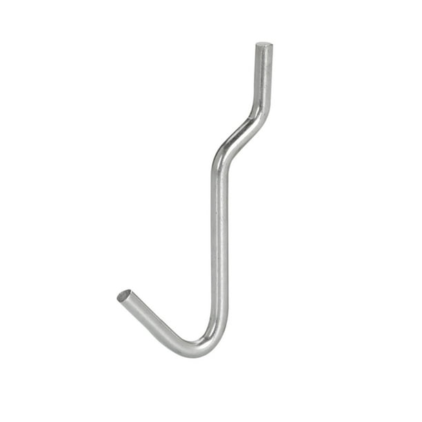 Chrome J Hook For Inch And Inch Pegboard Case Of 300 Walmart Com Walmart Com