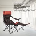 thumbnail image 3 of Outdoor Lounge Beach Chair, Multipurpose Portable Prevent Slip Thickened Patio Lounge Chair Soft Folding  for Camping, 3 of 7