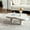 Beige+White, variant on Solid Wood Accent Chair In Dark Gray Textured Fabric With Walnut Finish For Living Space Covered Frame Retro Room