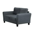 thumbnail image 6 of Home Square 2-Piece Set with Upholstery Loveseat and Sofa in Dark Gray, 6 of 21