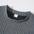 thumbnail image 7 of Kakii Men's Pullover Sweater Fisherman Cable Knit Crewneck Sweater Winter Casual Knitted Sweaters with Ribbing Edge, 7 of 7