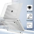 thumbnail image 5 of Fintie Hard Shell Case for 15" Microsoft Surface Laptop 7 (2024) Model 2037 – Slim Protective Snap-On Cover, Crystal Clear, 5 of 8