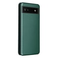 thumbnail image 6 of Feishell Flip Wallet Cover for Google Pixel 6a (6.1 inch),Shockproof Slim Fit Carbon Fiber Texture PU Leather Magnetic Closure Folio Card Pocket Kickstand Phone Case,Green, 6 of 11