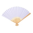 thumbnail image 6 of Paper Folding Fan Bamboo Hand Held Fan Blank for Kids Drawing Handheld Paper Fan Handheld Folded Fan for Home Painting Wall Gift 12 Inch, 6 of 10