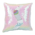 thumbnail image 2 of Caticorn Personalized Sequin Pillow, 2 of 2