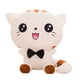 thumbnail image 1 of Almohada de cojín de felpa de gato, relleno de algodón PP, decoración del hogar, muñeca, cara sonriente, juguetes de peluche de dibujos animados, regalos, 50 cm Inevent WJ1190-09, 1 of 4