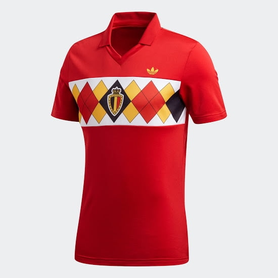 NEW Mens Adidas Belgium Retro Soccer Replica Jersey Red Size - Walmart.com