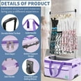 thumbnail image 4 of SLSY Dance Bag with Garment Rack - 28" Competition Duffle Bag - Rolling Garment Bag with Wheels - Ideal Costume Suitcase for Dancers Livestreamer Athletes - Large Capacity Enhanced Stability, 4 of 9