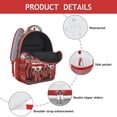 thumbnail image 3 of Boho Bohemia Geometric Line Art Backpack for School,Cute School Bag,Schoolbag with Adjustable Shoulder Straps & Padded Back,15.3"x11"x6.7", 3 of 5