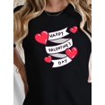 thumbnail image 1 of Camiseta ligera de algodón estampada para mujer: Camisa de manga corta cómoda con cuello redondo, 1 pieza, camiseta informal, 1 of 5