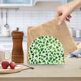 thumbnail image 2 of Yayeee Napkin Holder for Table Kitchen Paper Tissue Organization, Green Dot Triangles Pattern, 2 of 8