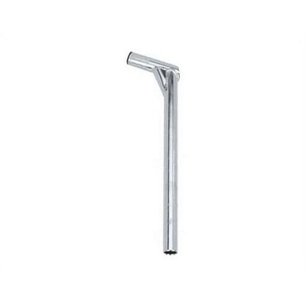 Alta Bicycle T-Type Steel Bike Seat Post Size 22.2mm in Steel Bicycle Chrome