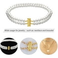 thumbnail image 3 of 8 Piezas 4 Tamaños Hebilla Deslizante Cerradura Collar Conector Trenzado Tubo Deslizante Hebilla Correa Estuche De Almacenamiento Para Pulsera En Capas Collar Joyería Artesanal Zhivalor WMZL-1044-3, 3 of 4