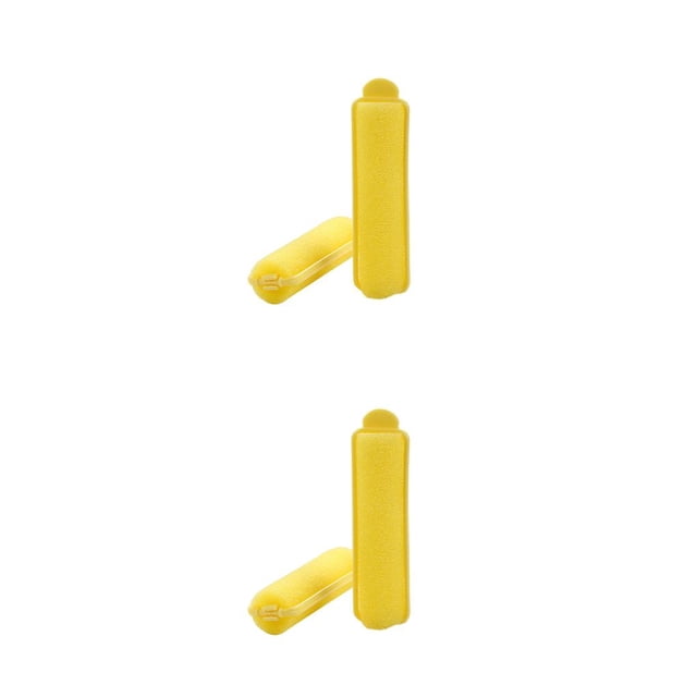 Seitruly 1 Juego de rodillos para el cabello, peine, cola, estilista, rulos, esponja, rizador, ahorro de tiempo, herramientas de estilismo, 1.5*7 CM 14 piezas 2piezas