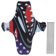 thumbnail image 2 of Bicycle Folding Fenders, Bike Fenders Widen  for Road Bike Folding Type, Graffiti Pattern,Folding Type,  Pattern,Five-Star Type, Reflective, 2 of 7