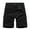 Z01-Black, variant on Caqnni Men's Casual Shorts Cotton Drawstring Summer Beach Stretch Shorts(Black,M)