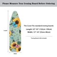 thumbnail image 4 of HELLHERO Ironing Board Cover, Standard Size Iron Board Covers with Heavy Duty Adjustable Elastic Edges, Heatproof Ironing Board Covers for Smooth Ironing(Butterfly and Sunflowers, 15"x54"), 4 of 4