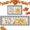 Orange, variant on ArtSocket Pumpkin Thanksgiving Fall Kitchen Rugs and Mats Non Skid Washable Set of 2, Sunflower Buffalo Grid Maple Kitchen Runner Rug,Kitchen Floor Mat Under Sink Mat Throw Rug for Doormat