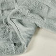 thumbnail image 3 of Home Soft Things Brick Textured Faux Fur Throw Blanket with Micromink Back, Luxury Soft Cozy Fluffy Fluzzy Plush Throw, 50x70 inches, Grey, 3 of 8