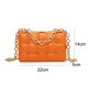 thumbnail image 2 of Bolso pequeño tejido de moda popular, bolso cuadrado pequeño simple Naranja, 2 of 5