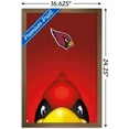 thumbnail image 3 of NFL Arizona Cardinals - S. Preston Mascot Big Red 20 Wall Poster, 14.725" x 22.375", Framed, 3 of 3