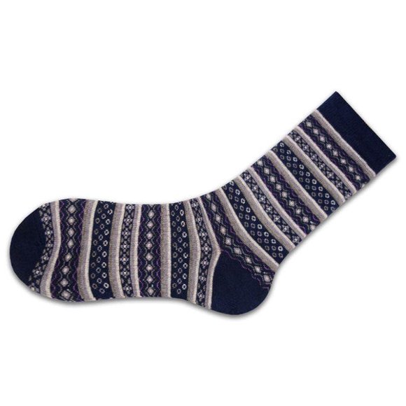 Chaussettes en Coton à Motif Floral (Moyen Mollet) Lot de 2 Paires