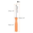 thumbnail image 2 of Unique Bargains 2pcs Torx Screwdriver T6 4" Length Star 6 Point Head Precision Screw Driver with Non-slip Handle, 2 of 6