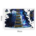 thumbnail image 1 of Pegatina De Pared De Espacio Cósmico 3D Autoadhesiva Galaxy Star Bridge Decoración Del Hogar Para Habitación De Niños Calcomanías De Pared De Salón Speravity HA016898-00, 1 of 7