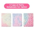 thumbnail image 5 of Notebook,Cute Fluffy Ideal Note Private Diary Fluffy Cover Notebook Covered Private Note Lined 80 Softcover Embroidery Softcover Private Embroidery Cover A5 Notebook With Softcover 80, 5 of 5