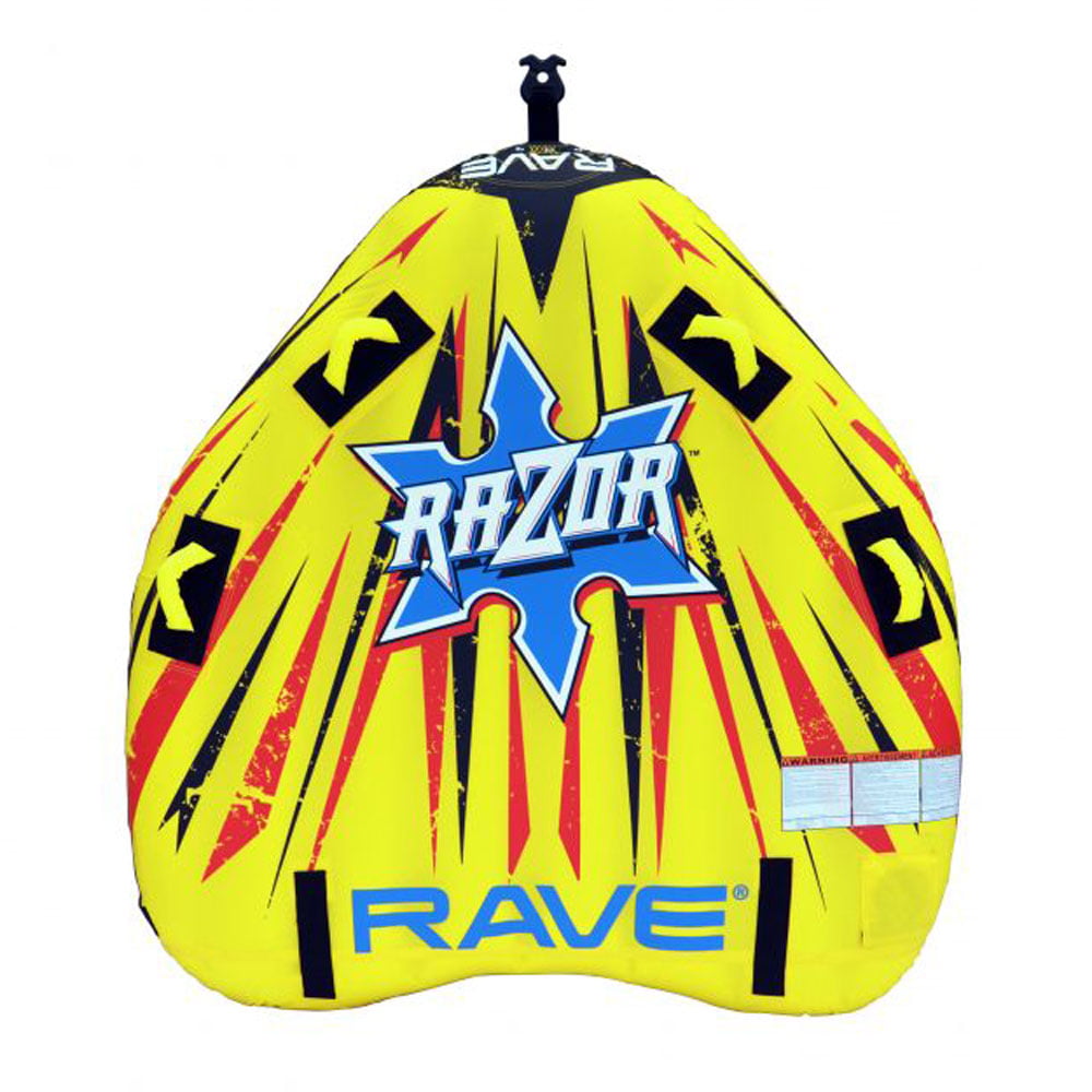 RAVE Sports Razor Inflatable 2 Person Rider Towable Boat Lake Water Tube Raft 