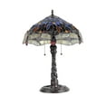 thumbnail image 2 of RADIANCE Goods Tiffany-Style 2 Light Dragonfly Table Lamp 16" Shade, 2 of 4