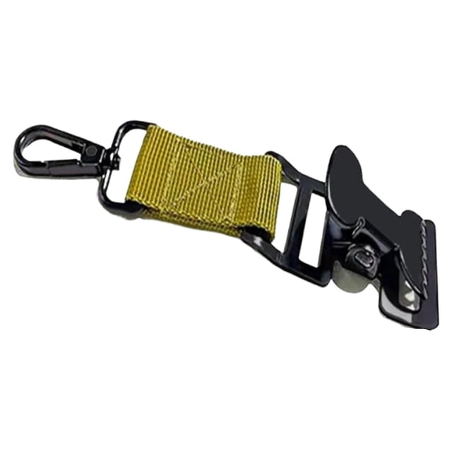 Clip para guantes de trabajo con pinza de cocodrilo, accesorio versátil para cinturón universal Amarillo