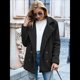 thumbnail image 5 of Abrigos de Invierno para Mujer, de Forro , Piel Sintética, de Oveja, Chaquetas Extragrandes y Modernas, Ropa de Abrigo Cálida Negro 4XL, 5 of 9