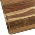 thumbnail image 3 of Dexas Forty-Five 12" x 16" x 1" Angled Acacia Wood Kitchen Cutting Board with Juice Well, 3 of 6