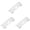 White*3, variant on White Vertical Blind Repair Clips, Metal Vane Replacement Tabs for Broken Window Blind Slats, 3 Pieces