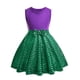 thumbnail image 1 of Vestido de princesa Mickey Mouse de Disney para niñas, disfraz de Rapunzel, sirena, Ariel, vestido de verano para niños, ropa para fiesta de cumpleaños Aurora de 2 a 8 años, 1 of 5
