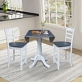 thumbnail image 4 of International Concepts 42" Round Pedestal Table with Two Counter Height Stools, 4 of 8