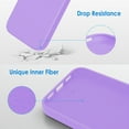 thumbnail image 6 of JETech Silicone Case Compatible with iPhone 13 Pro Max 6.7-Inch, Silky-Soft Touch Full-Body Protective Phone Case, Shockproof Cover with Microfiber Lining (Light Purple), 6 of 7