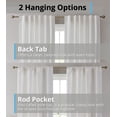 thumbnail image 3 of THD Maria Premium Soft Velvet Back Tab Rod Pocket Window Treatment Curtains for Bedroom & Living Room - Set of 2, 3 of 7