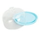 thumbnail image 3 of Cubierta antipolvo para movimiento de reloj, 6 ranuras de almacenamiento, tapa transparente, bandeja protectora antipolvo para reloj azul, 3 of 5